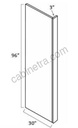 TS-REP3096(3)-3/4"" Refrigerator End Panel | Forevermark Townsquare Grey