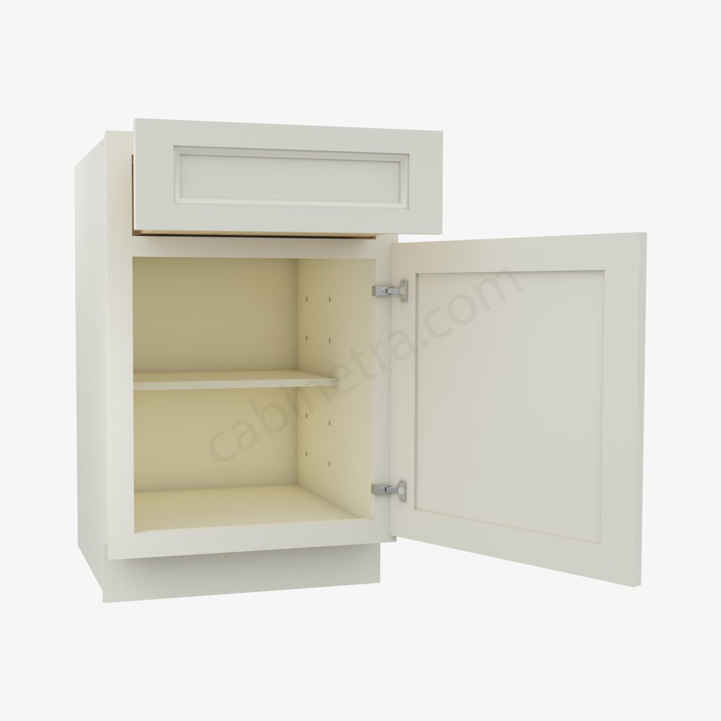 TQ-B21 Single Door Base Cabinet | Forevermark Townplace Crema