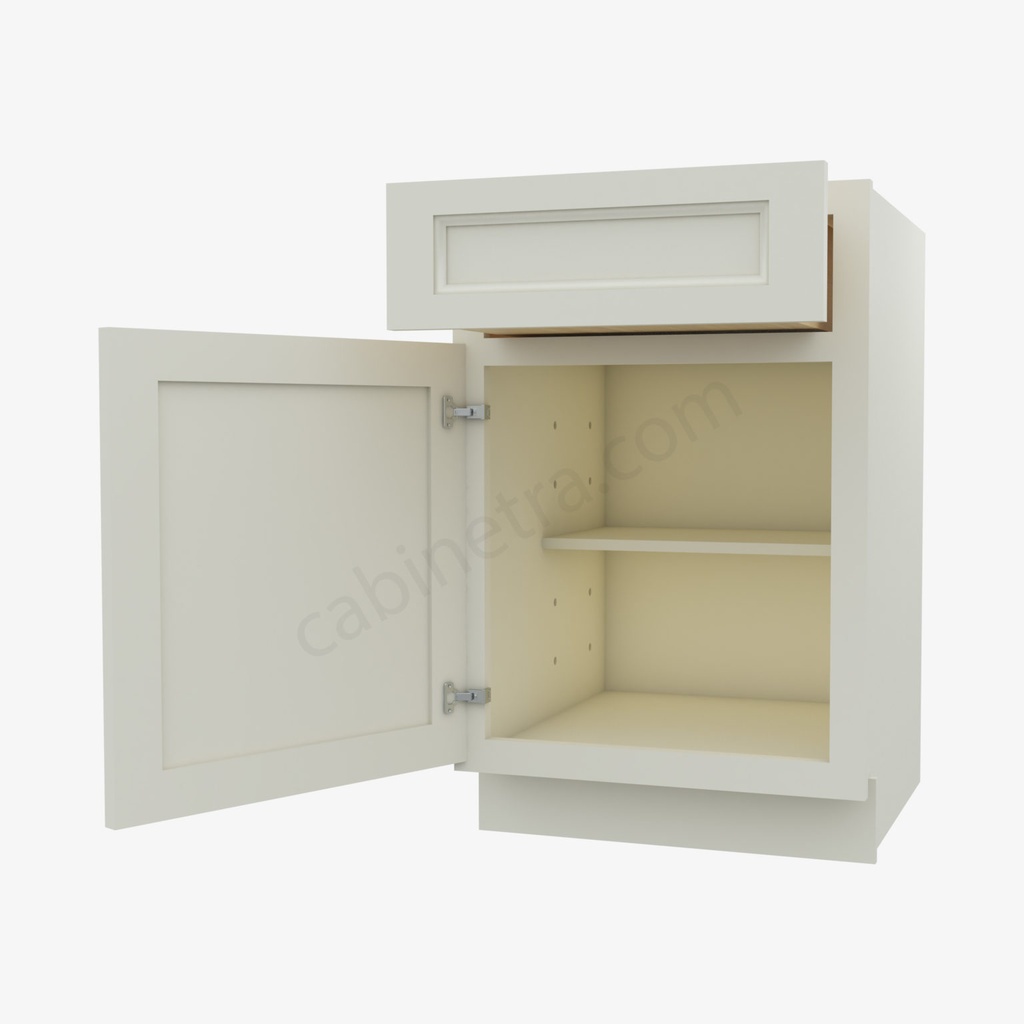 TQ-B21 Single Door Base Cabinet | Forevermark Townplace Crema