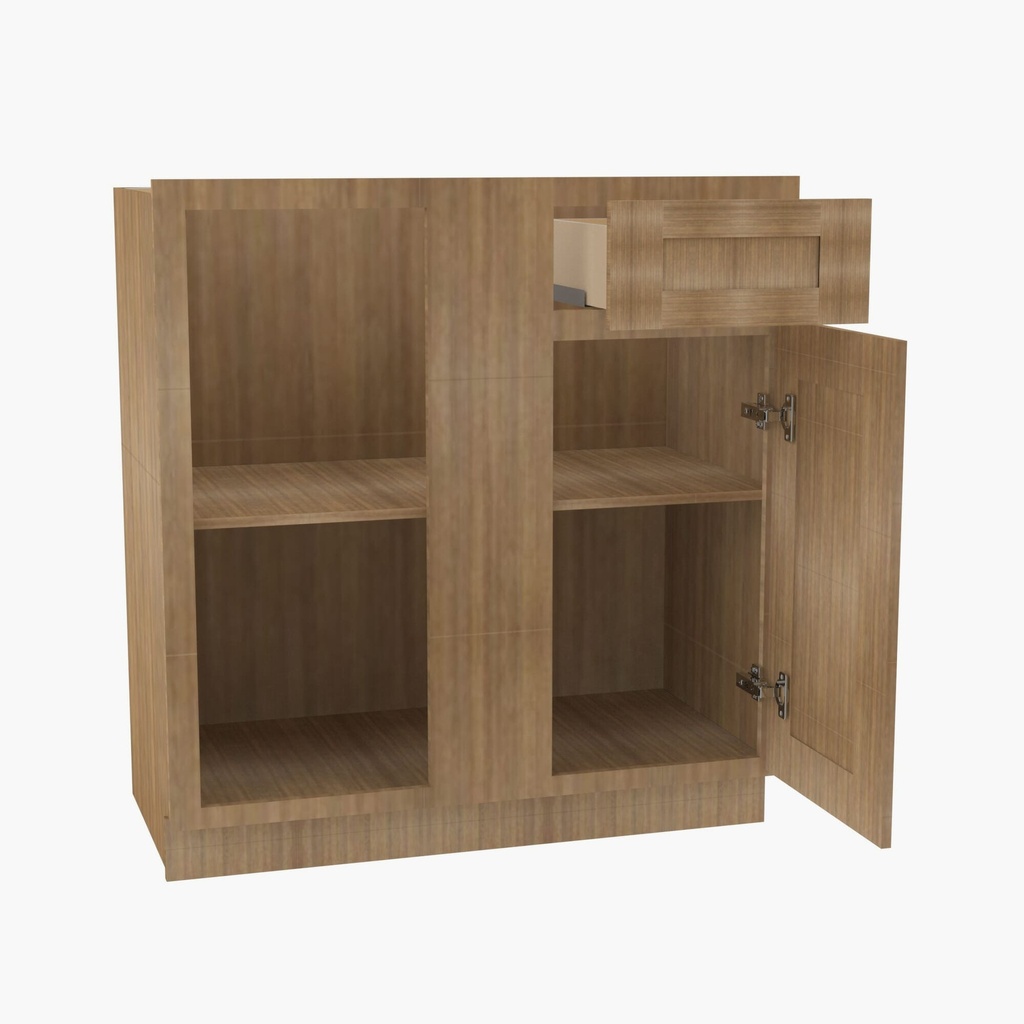 AR-BBLC45/48-42""W Base Blind Corner Cabinet | Forevermark Woodland Brown