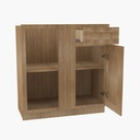 AR-BBLC45/48-42""W Base Blind Corner Cabinet | Forevermark Woodland Brown