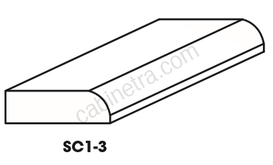 AR-SC1-3 (SM) Bull Nose Scribe Molding | Forevermark Woodland Brown