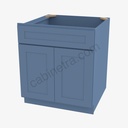 AX-S2421B-34-1/2"" Sink Base Vanity with Drawers | Forevermark Xterra Blue Shaker