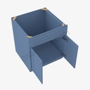 AX-S2421B-34-1/2"" Sink Base Vanity with Drawers | Forevermark Xterra Blue Shaker