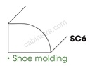 AX-SC6 (SM) Shoe Molding | Forevermark Xterra Blue Shaker