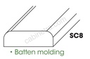 AX-SC8 (BM) Batten Molding | Forevermark Xterra Blue Shaker