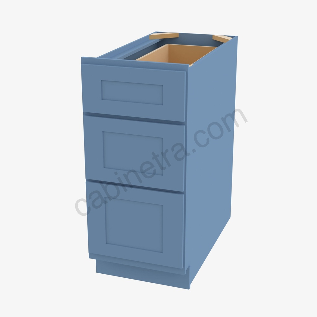 AX-SVB1521-34-1/2"" Bathroom Cabinet Vanity Drawer Pack | Forevermark Xterra Blue Shaker