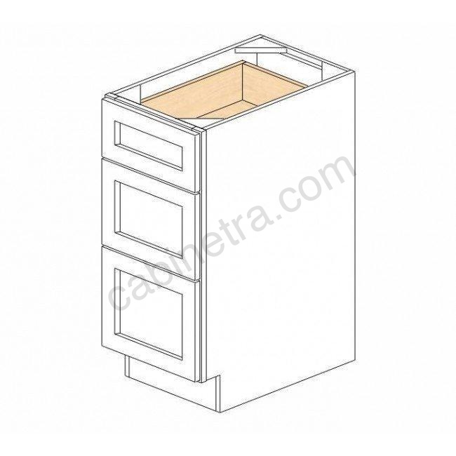 AX-SVB1521-34-1/2"" Bathroom Cabinet Vanity Drawer Pack | Forevermark Xterra Blue Shaker