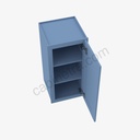 AX-W0936 Single Door Wall Cabinet | Forevermark Xterra Blue Shaker