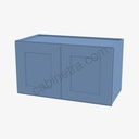 AX-W3315B Double Door Wall Cabinet | Forevermark Xterra Blue Shaker