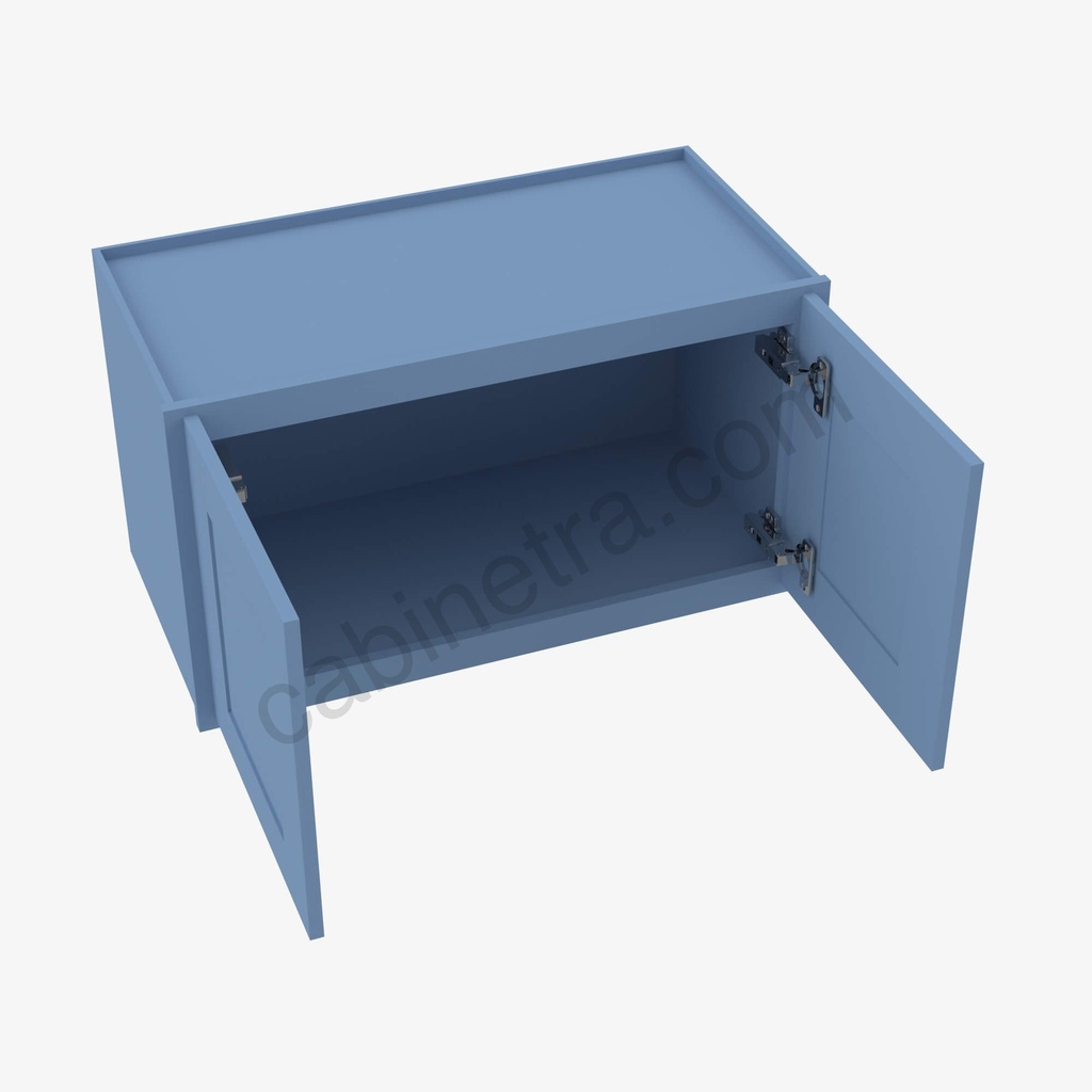 AX-W3315B Double Door Wall Cabinet | Forevermark Xterra Blue Shaker
