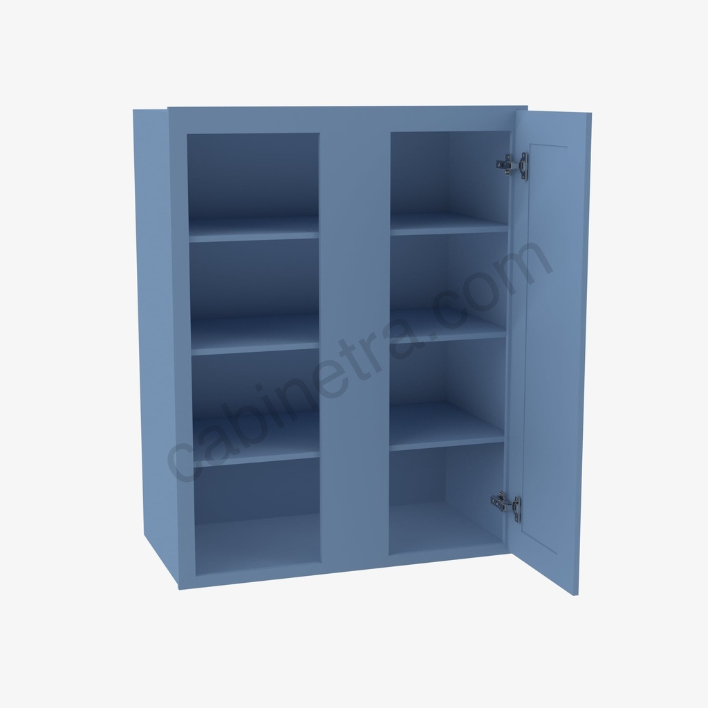 AX-WBLC30/33-3042 Wall Blind Corner Cabinet | Forevermark Xterra Blue Shaker