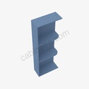 AX-WES542 Wall End Shelf with Open Shelves | Forevermark Xterra Blue Shaker