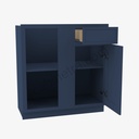 PD-BBLC39/42-36""W Base Blind Corner Cabinet | Forevermark Petit Blue