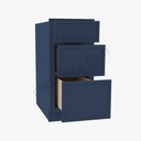 PD-DB36(3) 3 Drawer Pack Base Cabinet | Forevermark Petit Blue