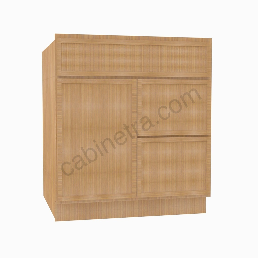 PS-S3021DR-34-1/2"" Combo Vanity with Right Drawer | Forevermark Petit Sand