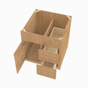 PS-S3021DR-34-1/2"" Combo Vanity with Right Drawer | Forevermark Petit Sand