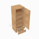 PS-W2D1854 Wall Cabinet With 2 Built-In Drawers | Forevermark Petit Sand