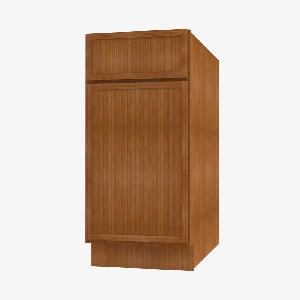 PR-B15 Single Door Base Cabinet | Forevermark Petit Brown