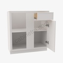 PW-BBLC39/42-36""W Base Blind Corner Cabinet | Forevermark Petit White