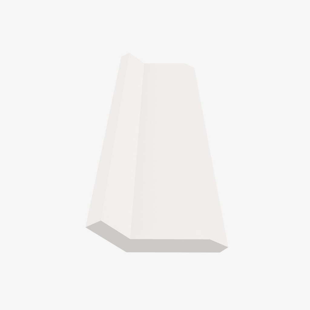 PW-CM96E-4 Crown Molding Straight | Forevermark Petit White