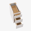 PW-SVB1521-34-1/2"" Bathroom Cabinet Vanity Drawer Pack | Forevermark Petit White