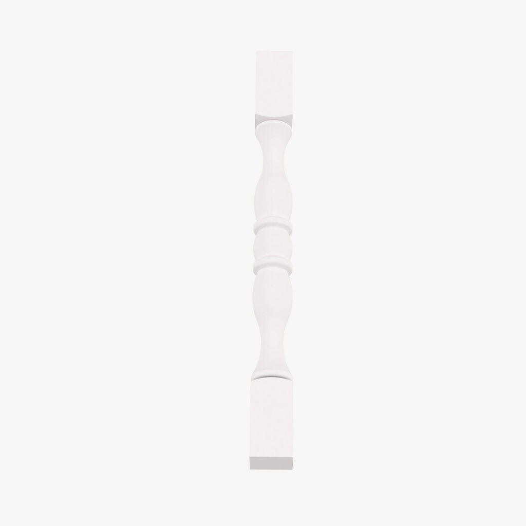 PW-TP3/WF34-1/2"" Full Decor Leg with Wall Filler | Forevermark Petit White