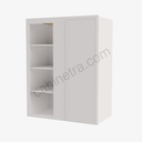 PW-WBLC30/33-3036 Wall Blind Corner Cabinet | Forevermark Petit White