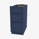 PD-DB36(3) 3 Drawer Pack Base Cabinet | Forevermark Petit Blue