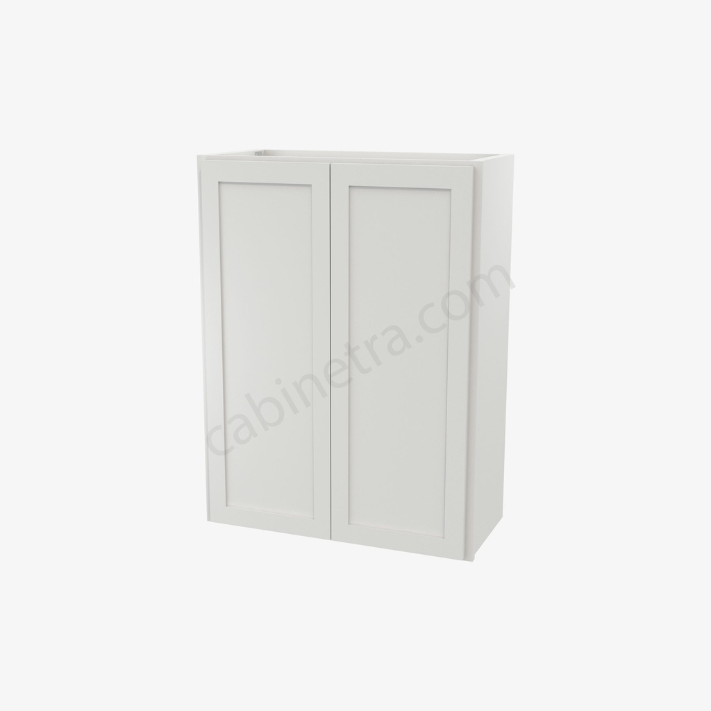 AW-W2736B Double Door Wall Cabinet | Forevermark Ice White Shaker