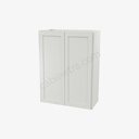 AW-W2736B Double Door Wall Cabinet | Forevermark Ice White Shaker