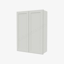 AW-W3042B Double Door Wall Cabinet | Forevermark Ice White Shaker