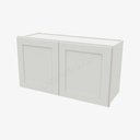AW-W3318B Double Door Wall Cabinet | Forevermark Ice White Shaker