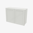 AW-W3324B Double Door Wall Cabinet | Forevermark Ice White Shaker