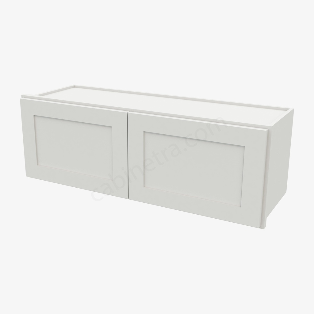 AW-W3612B Double Door Wall Cabinet | Forevermark Ice White Shaker