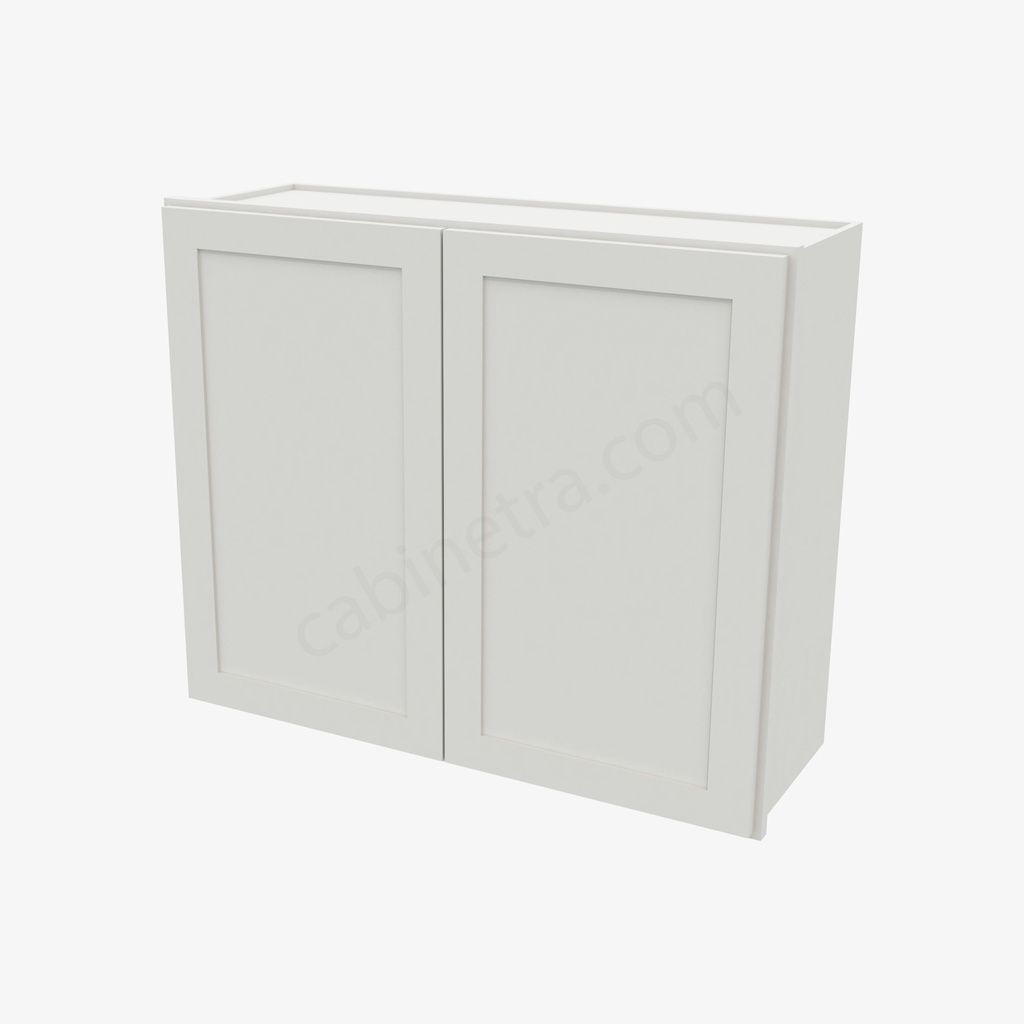 AW-W3630B Double Door Wall Cabinet | Forevermark Ice White Shaker