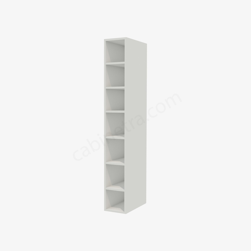 AW-WC642 Wall Cube Cabinet with 7 Cubes | Forevermark Ice White Shaker
