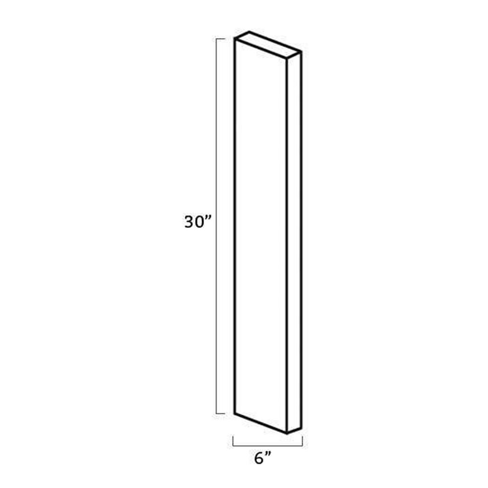AW-WF6-3/4 Wall Filler | Forevermark Ice White Shaker