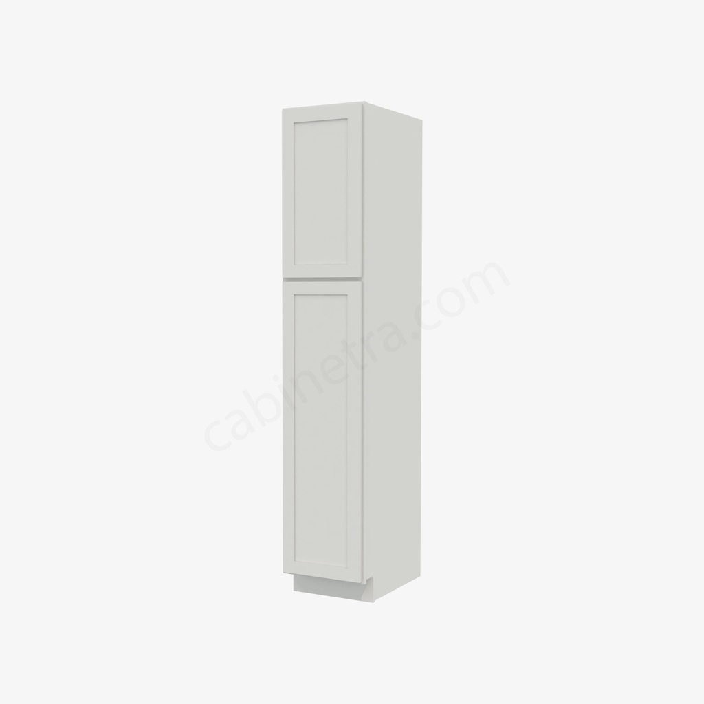AW-WP1584 Tall Wall Pantry Cabinet | Forevermark Ice White Shaker