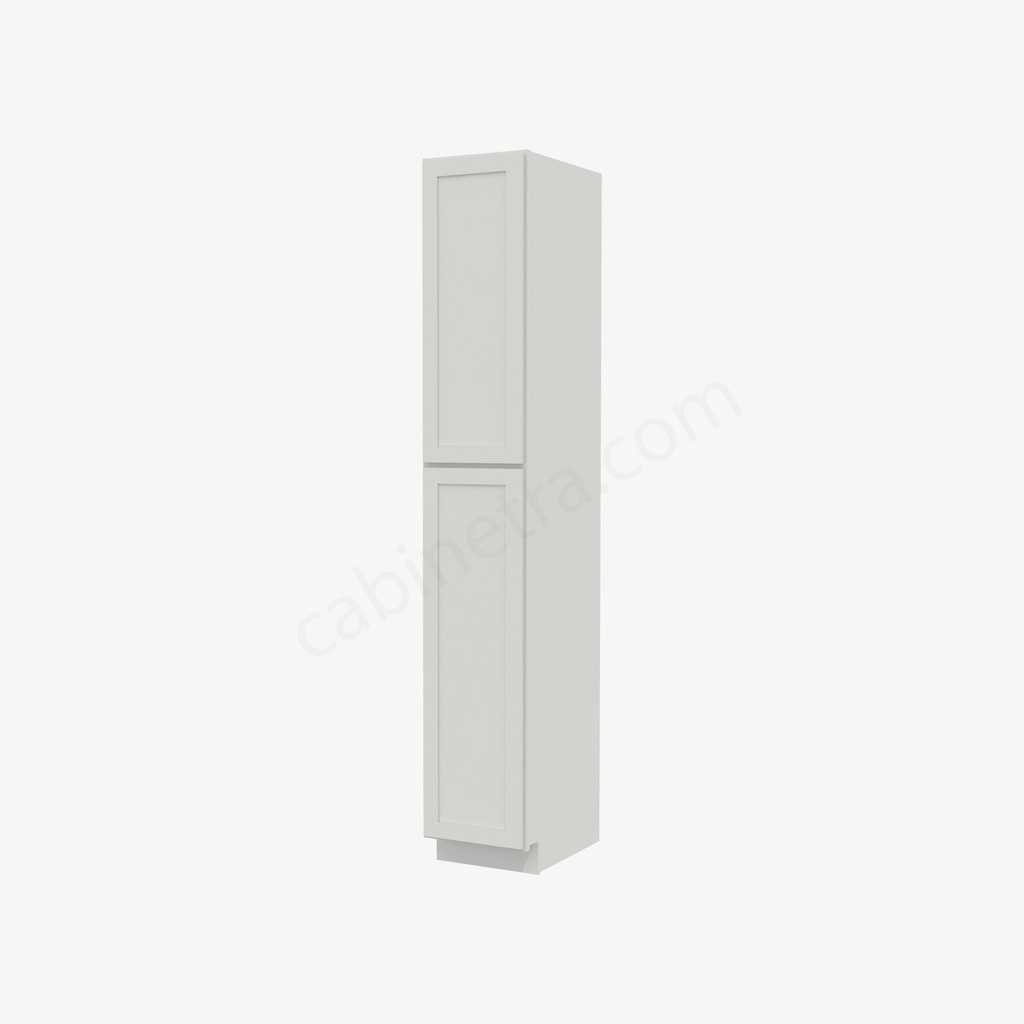 AW-WP1596 Tall Wall Pantry Cabinet | Forevermark Ice White Shaker
