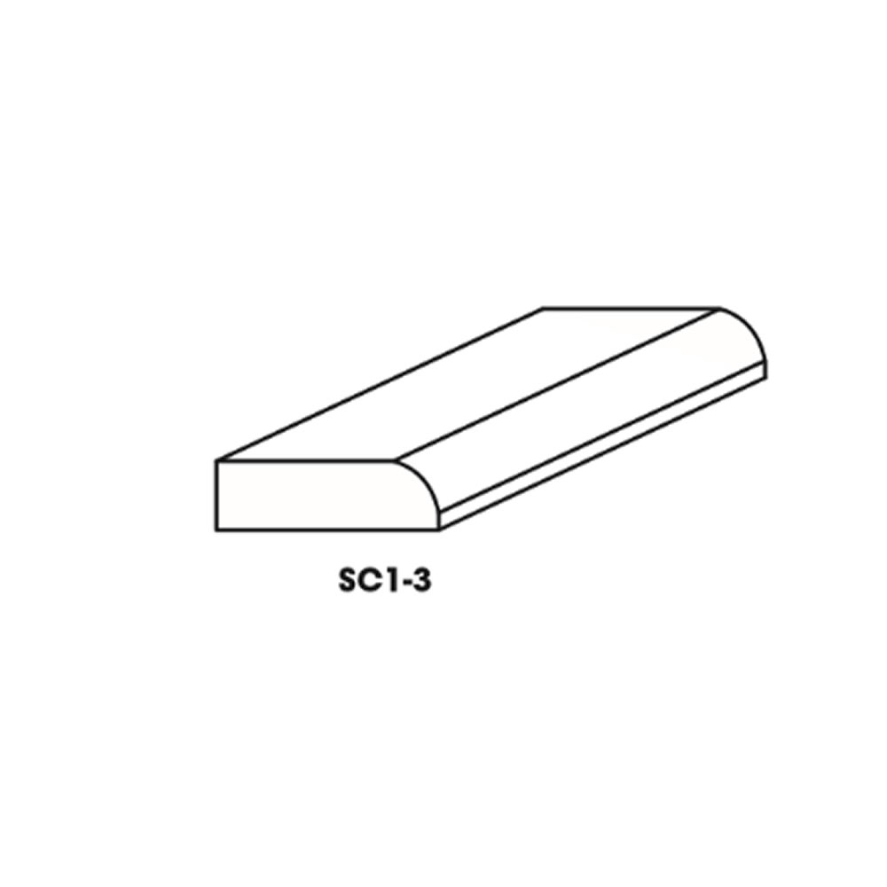 AB-SC1-3 (SM) Bull Nose Scribe Molding | Forevermark Lait Gray Shaker