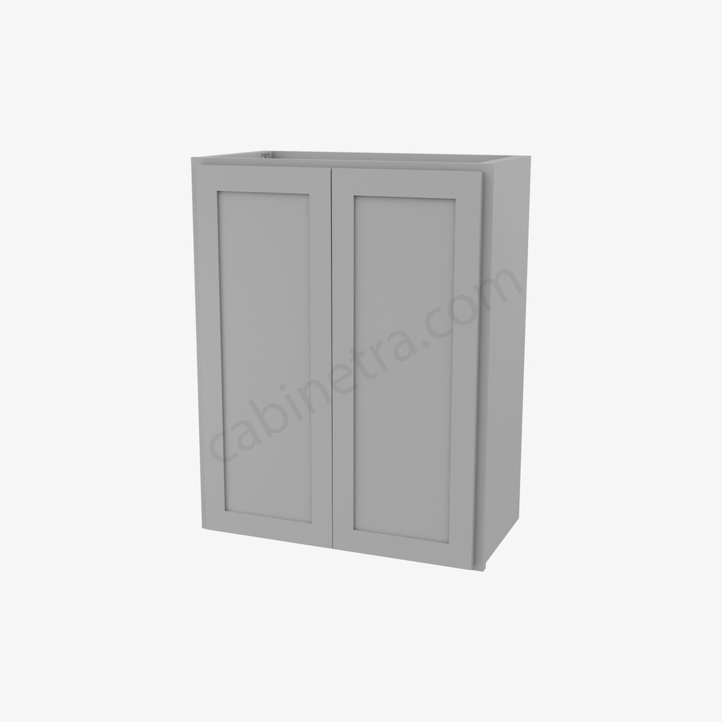 AB-W2430B Double Door Wall Cabinet | Forevermark Lait Gray Shaker