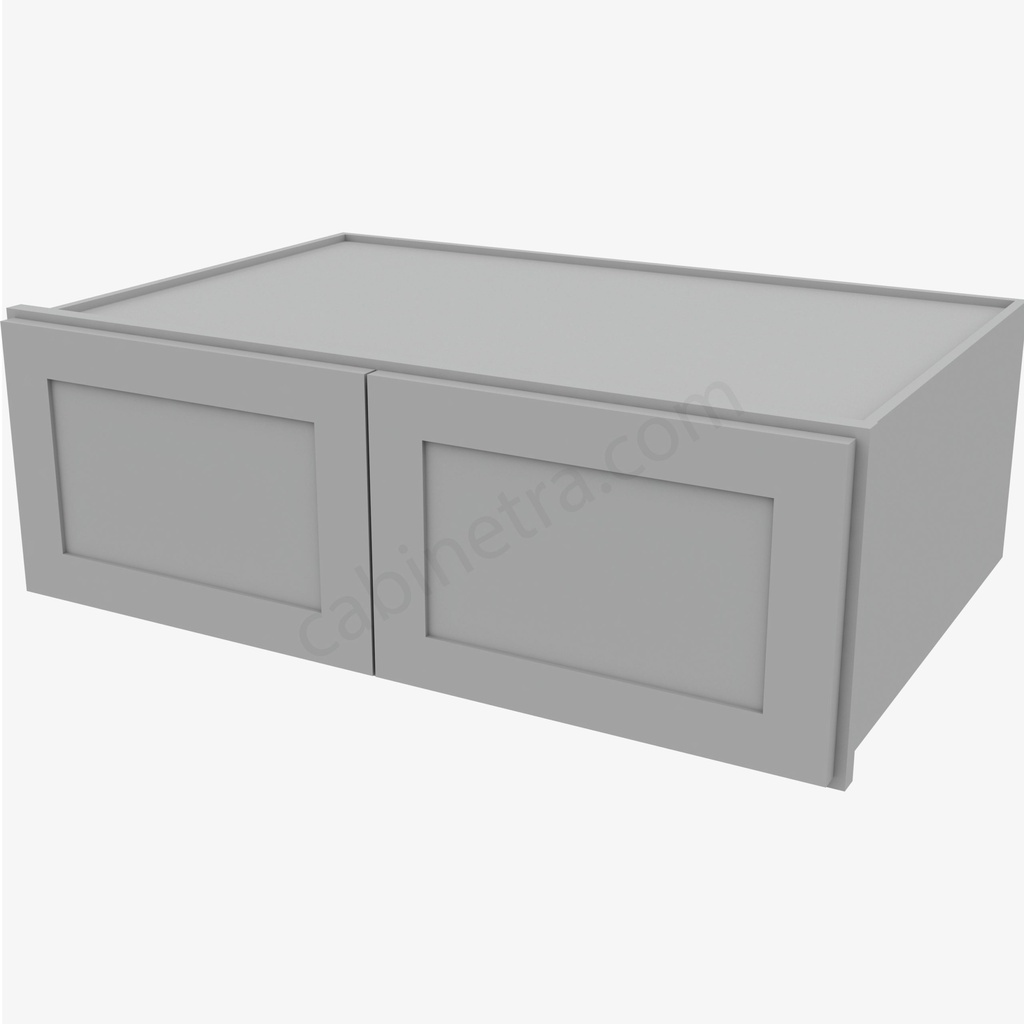 AB-W361224B Wall Refrigerator Cabinet | Forevermark Lait Gray Shaker