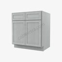 AN-B30B Double Door Base Cabinet | Forevermark Nova Light Grey Shaker