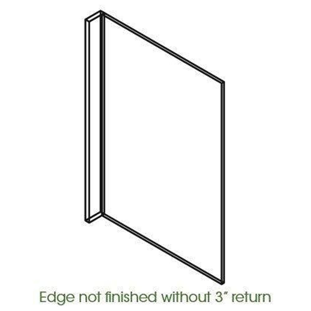 AN-DWR33412 Dishwasher End Panel with 3"" Return | Forevermark Nova Light Grey Shaker