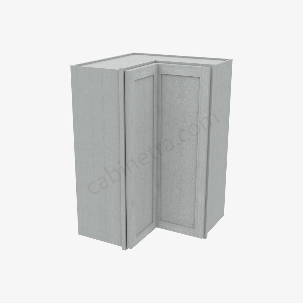 AN-WSQ2436 Easy Reach Wall Corner Cabinet | Forevermark Nova Light Grey Shaker
