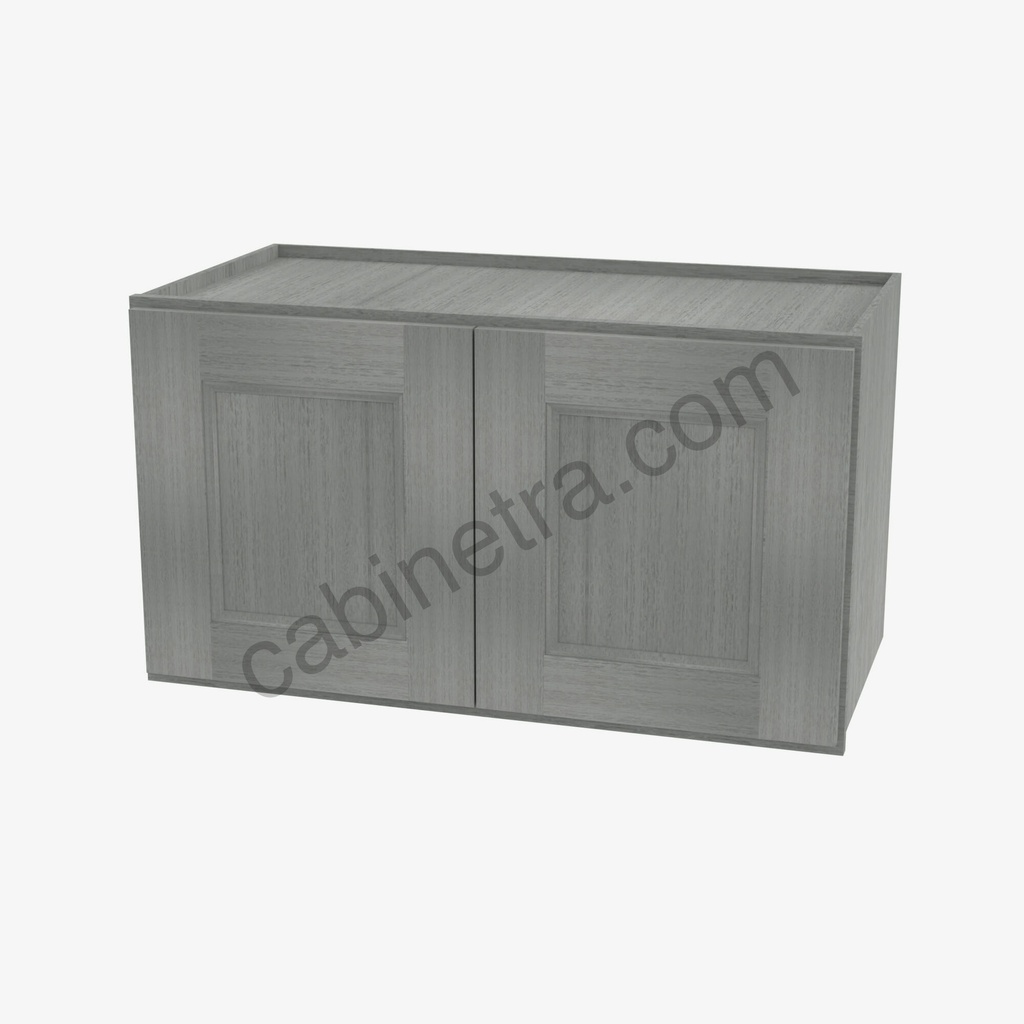 TG-W3324B Double Door Wall Cabinet | Forevermark Midtown Grey