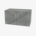 TG-W3324B Double Door Wall Cabinet | Forevermark Midtown Grey