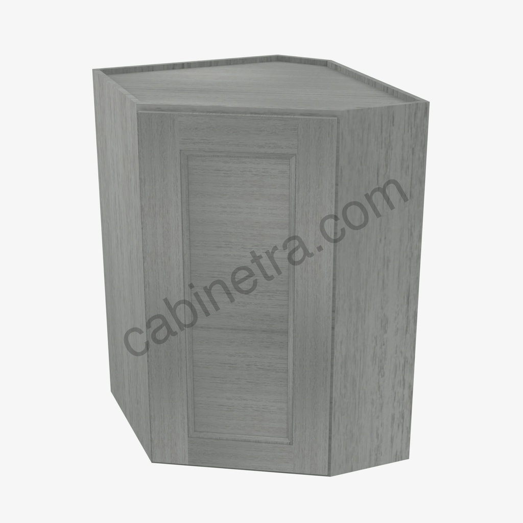 TG-WDC2436 Wall Diagonal Corner Cabinet | Forevermark Midtown Grey