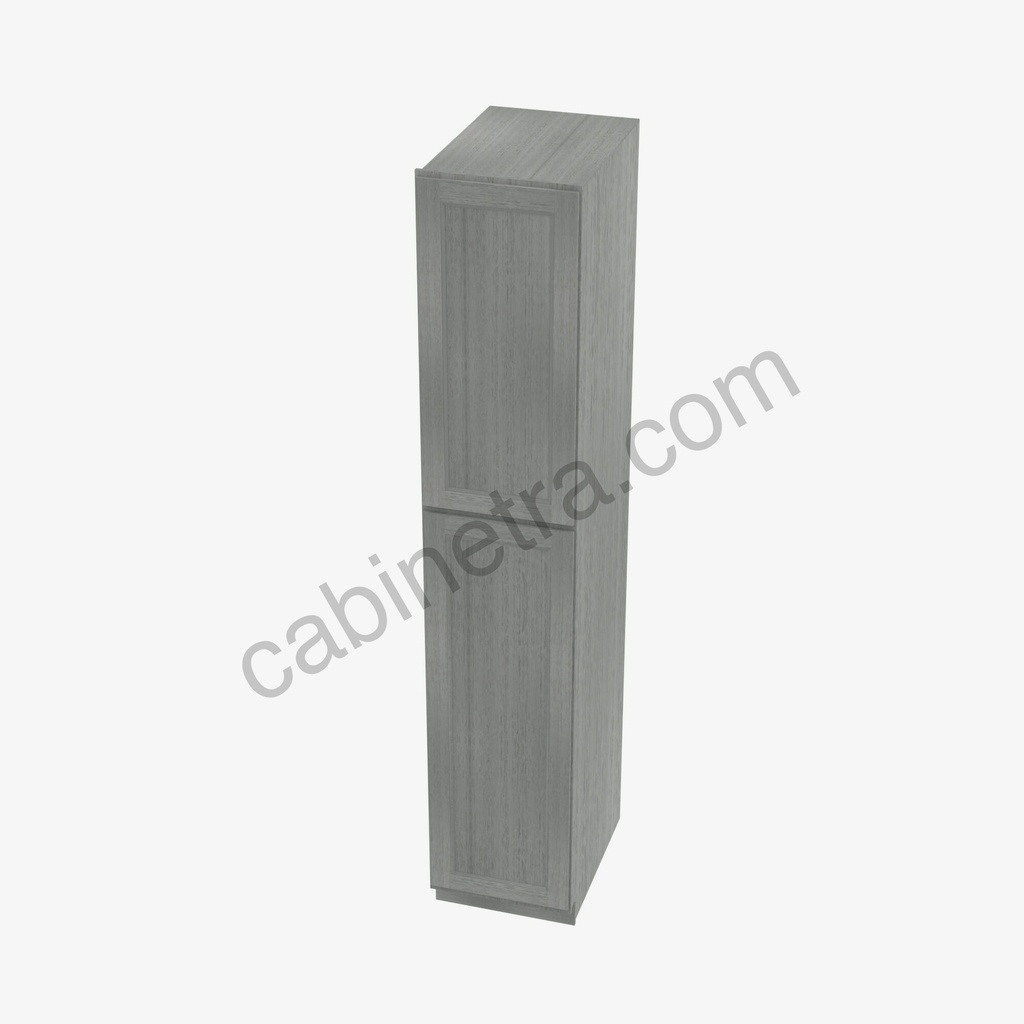 TG-WP1584 Tall Wall Pantry Cabinet | Forevermark Midtown Grey